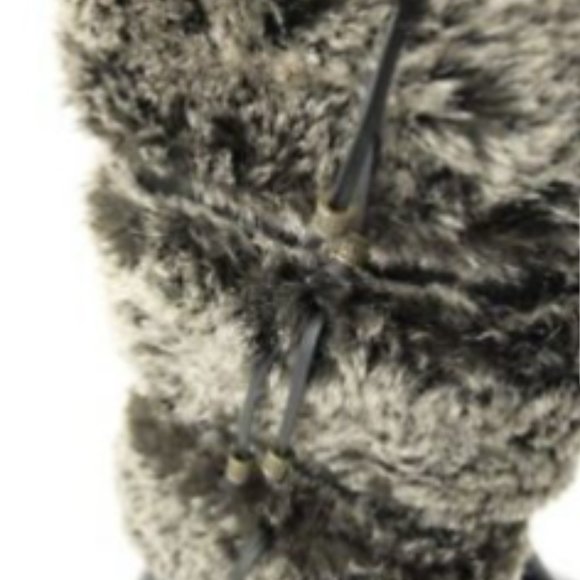 Biondo Womens Wool Lined Black Leather Mid-Calf Boots Size 10M - Picture 4 of 7